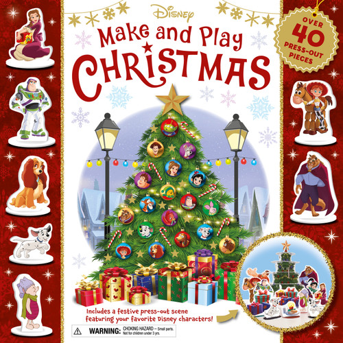 Disney Make & Play Christmas (Create a Festive Press-Out Scene Featuring Your Favorite Disney Characters) by IglooBooks, 9781837717712