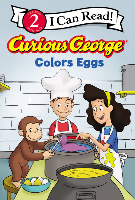 Curious George Colors Eggs (An Easter And Springtime Book For Kids) - 9780063325333 by H. A. Rey, 9780063325333