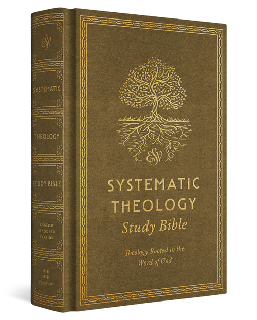 ESV Systematic Theology Study Bible (Theology Rooted in the Word of God (Cloth over Board, Ochre)) by David F. Wells, Christopher W. Morgan, Gregg R. Allison, Michael J. Kruger, Gerald Bray, John M. Frame, Robert Letham, R. Kent Hughes, J. I. Packer, Scott Swain, Kelly M. Kapic, Fred Sanders, David S. Dockery, Michael S. Horton, Stephen J. Nichols, Michael Reeves, Donald Macleod, Graham A. Cole, Paul R. House, Bryan Chapell, Stephen J. Wellum, Sam Storms, Bruce Ashford, Robert W. Yarbrough, 9781433591990