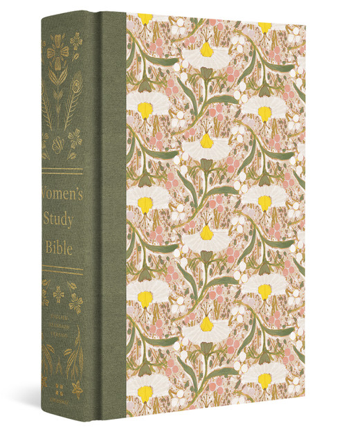 ESV Women's Study Bible, Artist Series (Cloth over Board, Lulie Wallace, Emma) by Lulie Wallace, Dana Tanamachi, Jen Wilkin, Lauren Chandler, Ann Voskamp, Trillia Newbell, Kristyn Getty, Nancy Guthrie, Kathleen Nielson, Joni Eareckson Tada, Lydia Brownback, Erika Allen, Kristie Anyabwile, Carolyn Arends, Brian Aucker, Mary Patton Baker, Brian S. Borgman, Kenneth Laing Harris, John D. Currid, Nobuyoshi Kiuchi, Mike Bullmore, Bryan Chapell, Kathleen Chapell, Tasha Chapman, Carol W. Cornish, Dan Doriani, Zack Eswine, Elyse M. Fitzpatrick, Keri Folmar, Gloria Furman, Colleen Gallagher, Elizabeth Groves, Heather House, Susan Hunt, Bethany Jenkins, Mary A. Kassian, Karen Loritts, Carolyn McCulley, Mary Beth McGreevy, Starr Meade, Dane Ortlund, Jani Ortlund, Robert A. Peterson, Elisabeth Maxwell Ryken, Jenny Salt, Claire S. Smith, Leeann Stiles, Sam Storms, Lee Tankersley, Donna Thoennes, Michele Bennett Walton, Mary Willson Hannah, Paul E. Miller, Lindsey A. Holcomb, Ebeth Dennis, Kimm Crandall, John Ensor, Jay Sklar, T. Desmond Alexander, David M. Howard Jr., Ronald Bergey, David Toshio Tsmura, Iain W. Provan, Brian Kelley, J. Gordon McConville, Barry G. Webb, August H. Konkel, C. John Collins, Duane A. Garrett, Andrew Stewart, Ray Ortlund, Paul R. House, David Reimer, Iain M. Duguid, Paul Wegner, Robert I. Vasholz, John Oswalt, Paul R. Raabe, Mark D. Futato, Dennis R. Magary, Walter A. Maier III, David W. Baker, Gordon P. Hugenberger, Michael J. Wilkins, Hans F. Bayer, Wayne Grudem, Thomas R. Schreiner, Andreas J. Köstenberger, John B. Polhill, Scott J. Hafemann, Simon Gathercole, S. M. Baugh, Sean M. McDonough, Clinton E. Arnold, Colin Nicholl, Ray Van Neste, Grant Osborne, Doug Oss, Robert W. Yarbrough, Dennis E. Johnson, Vern S. Poythress, Mark Dever, David P. Barrett, Barry J. Beitzel, Leen Ritmeyer, Travis Buchanan, Geoff Allen, 9781433591976