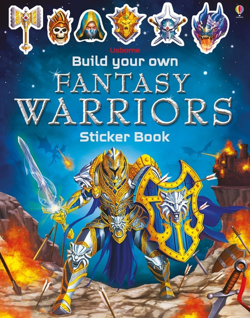 Build Your Own Fantasy Warriors Sticker Book by Simon Tudhope, Gong Studios, 9781805071631