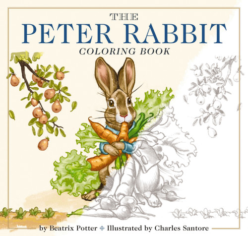 The Peter Rabbit Coloring Book (The Classic Edition Coloring Book) (Miniature Edition) by Beatrix Potter, Charles Santore, 9781604336863