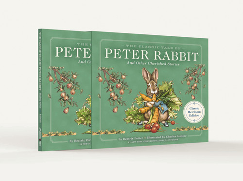The Classic Tale of Peter Rabbit Classic Heirloom Edition (The Classic Edition Hardcover with Slipcase and Ribbon Marker) by Beatrix Potter, Charles Santore, 9781646430536