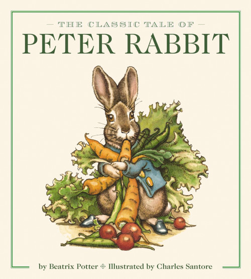 The Classic Tale of Peter Rabbit Oversized Padded Board Book (The Revised Edition) (Illustrated by acclaimed Artist) by Beatrix Potter, Charles Santore, 9781646432318