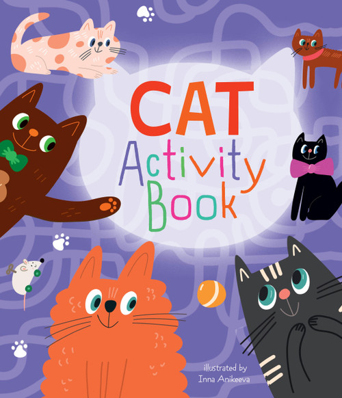 Cat Activity Book by Clever Publishing, Inna Anikeeva, 9798888670323