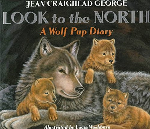 Look to the North (A Wolf Pup Diary) by Jean Craighead George, Lucia Washburn, 9780064435109