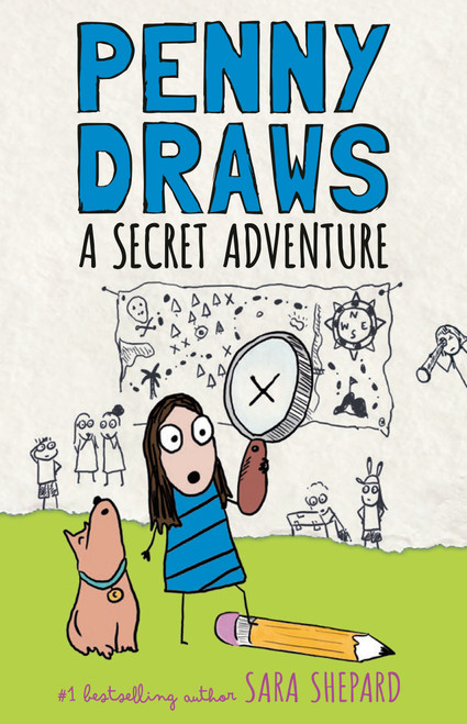 Penny Draws a Secret Adventure by Sara Shepard, 9780593616833