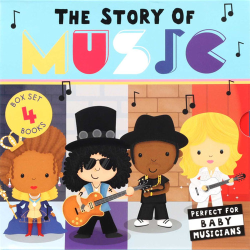 The Story of Music: Four-Book Boxed Set (The Story of Rock, The Story of Pop, The Story of Rap, The Story of Country) by Lindsey Sagar, 9781645173663