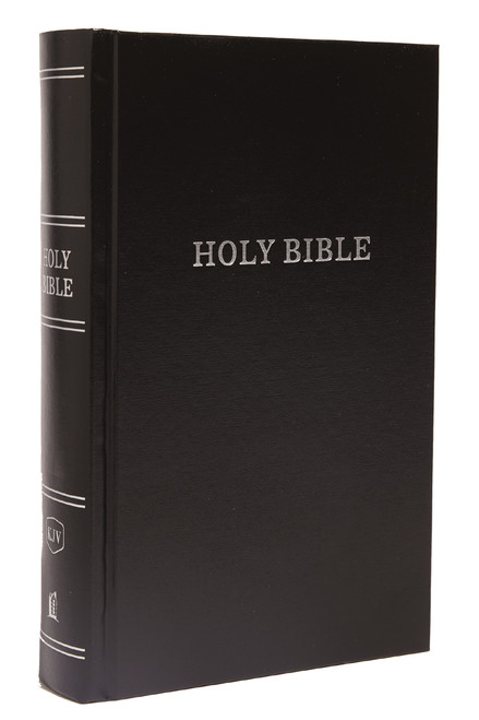 KJV, Pew Bible, Large Print, Hardcover, Black, Red Letter, Comfort Print (Holy Bible, King James Version) by Thomas Nelson, 9780718096793