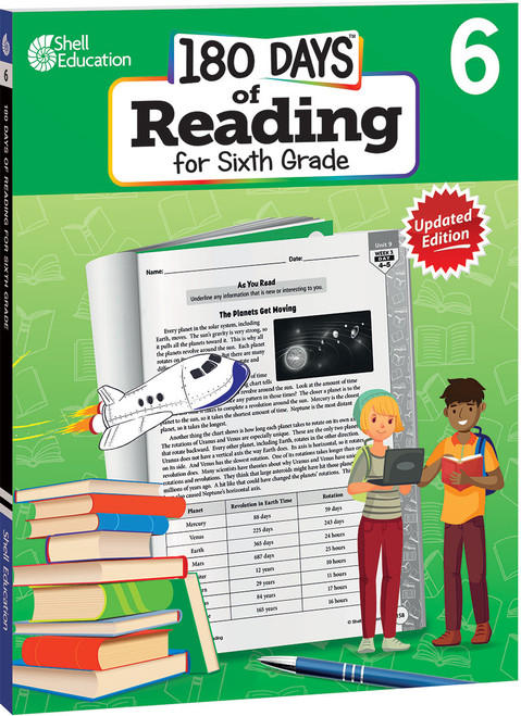 180 Days®: Reading for Sixth Grade, 2nd Edition (Practice, Assess, Diagnose) - 9798765918081 by Joe Rhatigan, Melissa Boscarino, 9798765918081