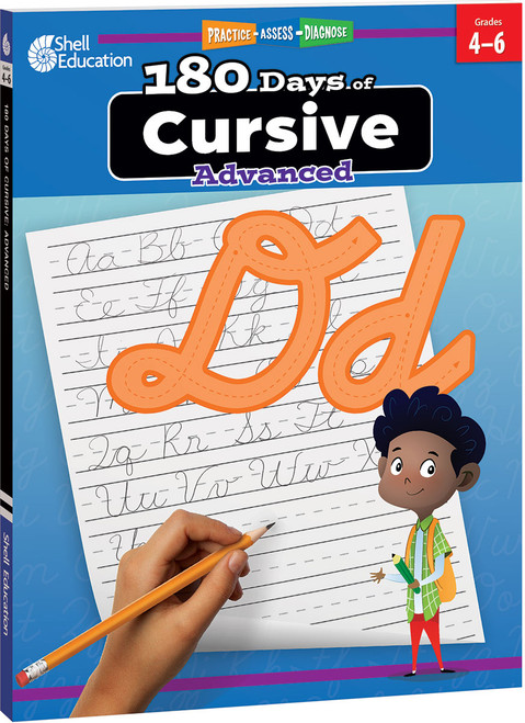 180 Days®: Cursive: Advanced (Practice, Assess, Diagnose) by Shell Education, Shell Education, Shell Education, 9781087662442