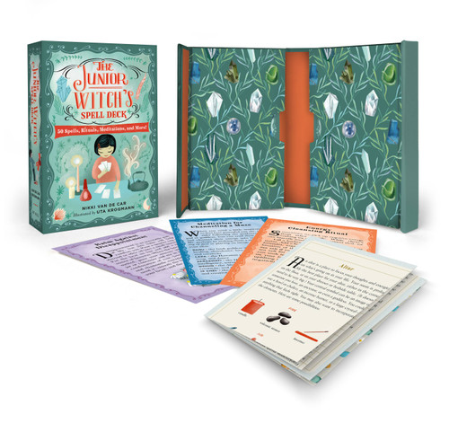 The Junior Witch's Spell Deck (50 Spells, Rituals, Meditations, and More!) by Nikki Van De Car, Uta Krogmann, 9780762484539