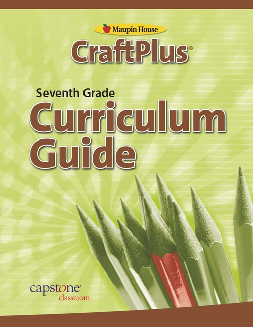CraftPlus Teacher's Curriculum Guide Grade 7 by Marcia S. Freeman, 9781934338261