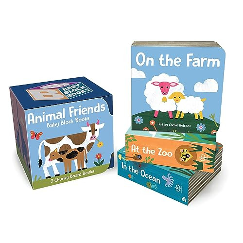 Baby Block Books: Animal Friends (Miniature Edition) by duopress labs, Carole Aufranc, 9781728293578