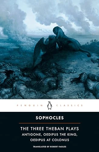 The Three Theban Plays (Antigone; Oedipus the King; Oedipus at Colonus) by Sophocles, Robert Fagles, Bernard Knox, Bernard Knox, 9780140444254