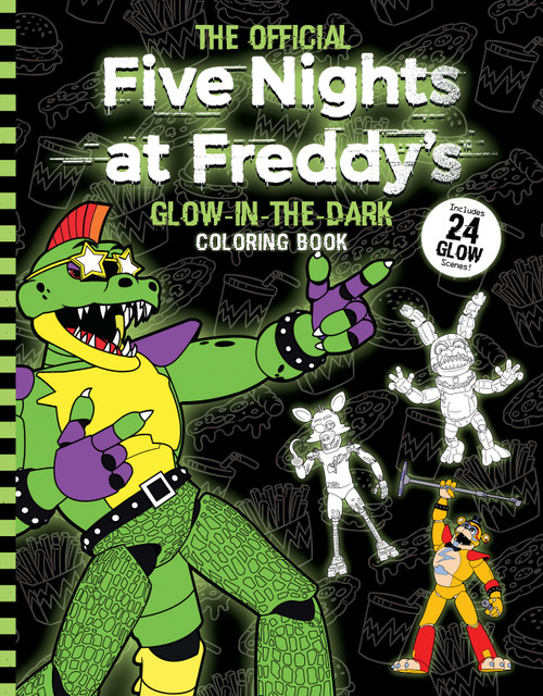 Five Nights at Freddy's Glow in the Dark Coloring Book by Scott Cawthon, 9781339046969