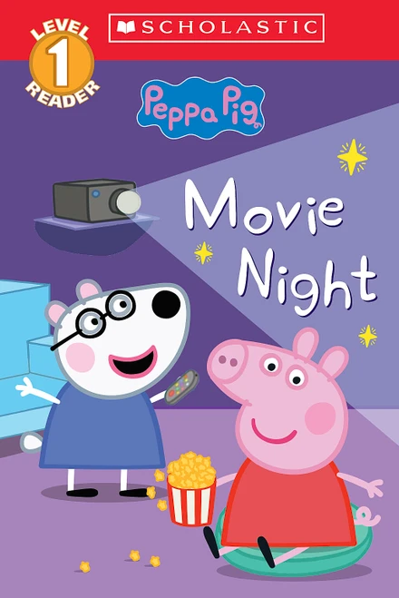 Movie Night (Peppa Pig: Scholastic Level 1 Reader #13) by Scholastic, 9781339049533