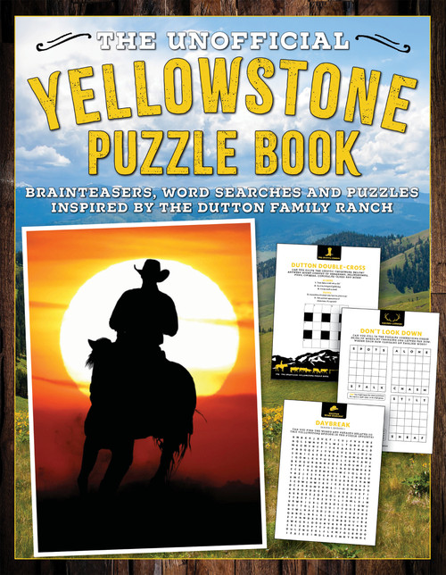 The Unofficial Yellowstone Puzzle Book (Brainteasers, word searches and puzzles inspired by the Dutton Family Ranch) by Editors of Media Lab Books, 9781956403688