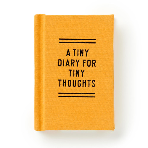 A Tiny Diary for Tiny Thoughts (Miniature Edition) by Brass Monkey, Galison, 9780735381094