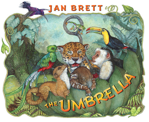 The Umbrella by Jan Brett, Jan Brett, 9780399242151
