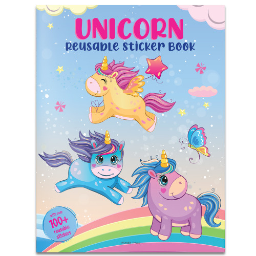Unicorn World (Reusable Sticker Book) by Wonder House Books, 9789354400629