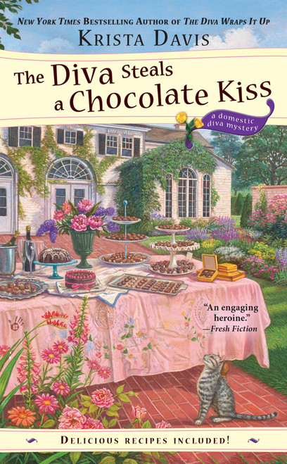 The Diva Steals a Chocolate Kiss by Krista Davis, 9780425258156