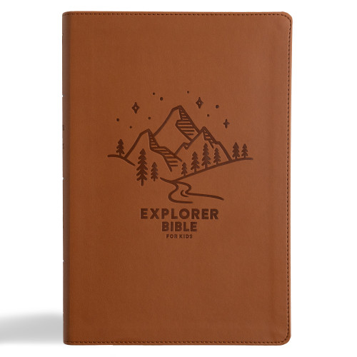 KJV Explorer Bible for Kids, Brown LeatherTouch (Placing God's Word in the Middle of God's World) by Holman Bible Publishers, 9798384502258