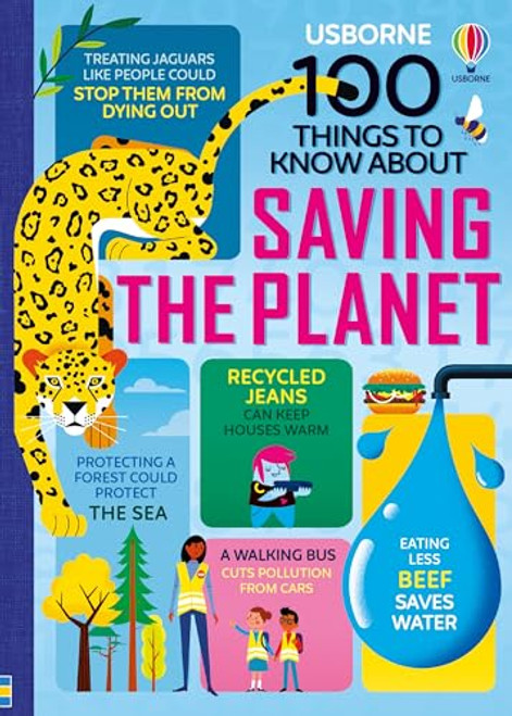 100 Things to Know About Saving the Planet by Jerome Martin, Rose Hall, Lan Cook, Parko Polo, Ollie Hoff, Dale Edwin Murray, Jake Williams, Dominique Byron, 9781805075080
