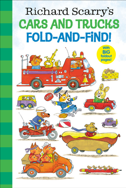 Richard Scarry's Cars and Trucks Fold-and-Find! by Richard Scarry, 9780593807675