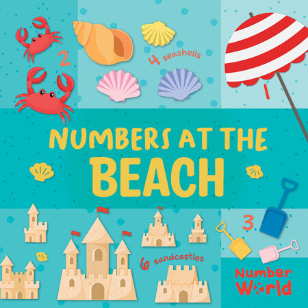 Numbers at the Beach by Noah Leatherland, 9781534546264