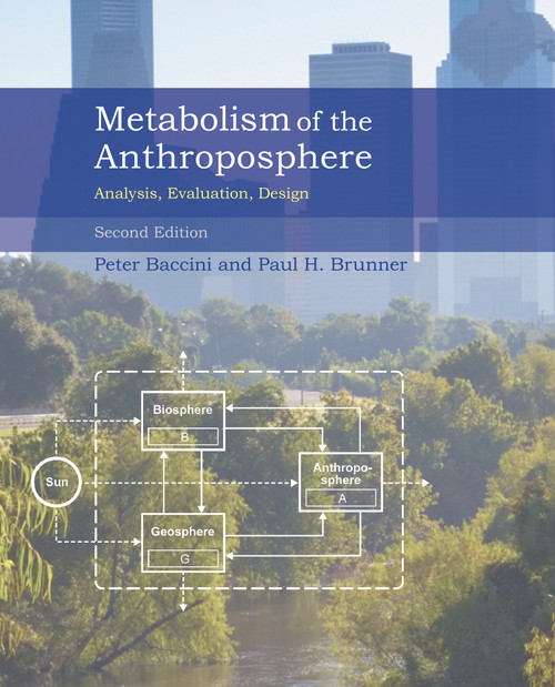 Metabolism of the Anthroposphere, second edition (Analysis, Evaluation, Design) by Peter Baccini, Paul H. Brunner, 9780262549547