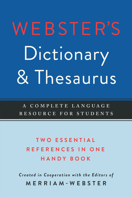 Webster's Dictionary & Thesaurus by Merriam-Webster, 9781596951754