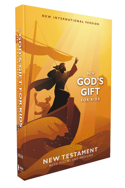 NIV, God's Gift for Kids New Testament with Psalms and Proverbs, Pocket-Sized, Paperback, Comfort Print (Miniature Edition) by Zondervan, 9780310454892
