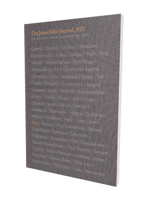 The Jesus Bible Journal, Acts, NIV, Paperback, Comfort Print by Passion Publishing, Louie Giglio, Zondervan, 9780310456155