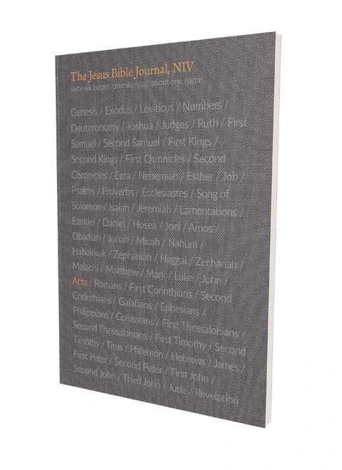 The Jesus Bible Journal, Acts, NIV, Paperback, Comfort Print by Passion Publishing, Louie Giglio, Zondervan, 9780310456155