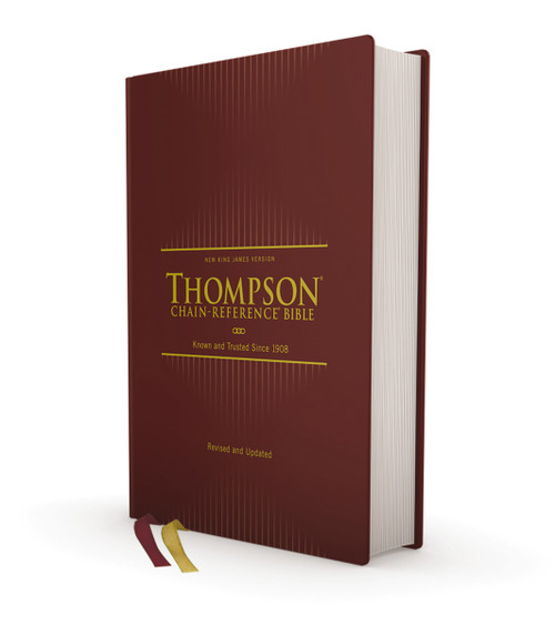 NKJV, Thompson Chain-Reference Bible, Hardcover, Red Letter, Comfort Print by Dr.  Frank Charles Thompson, Zondervan, 9780310459408