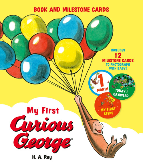 My First Curious George (Book and Milestone Cards) by H. A. Rey, 9780063326590