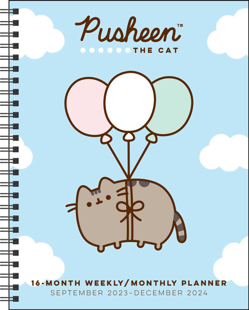 Pusheen 16-Month 2023-2024 Weekly/Monthly Planner Calendar by Claire Belton, 9781524879488