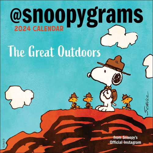Peanuts 2024 Mini Wall Calendar (The Great Outdoors) by Peanuts Worldwide LLC, Charles M. Schulz, 9781524881078