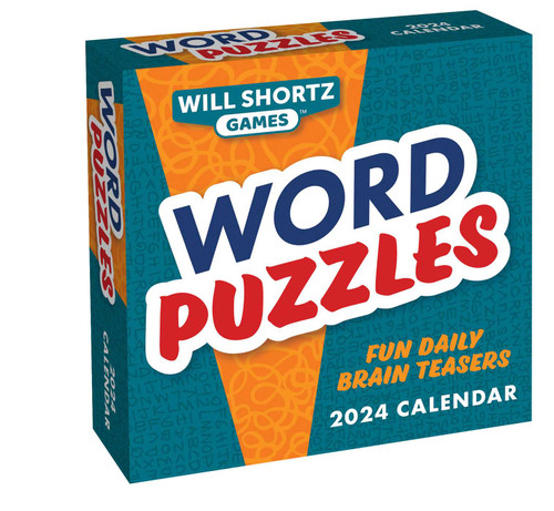 Will Shortz Games: Word Puzzles 2024 Day-to-Day Calendar (Fun Daily Brain Teasers) by Will Shortz, 9781524882518