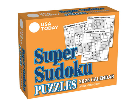 USA TODAY Super Sudoku 2024 Day-to-Day Calendar by USA TODAY, 9781524884123