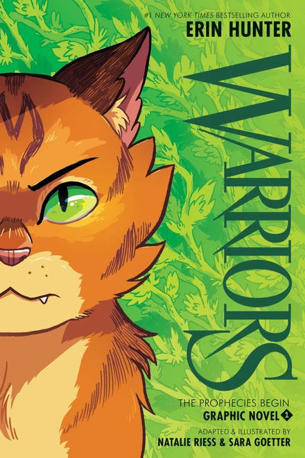 Warriors Graphic Novel: The Prophecies Begin, Part One of Three by Erin Hunter, Natalie Riess, Sara Goetter, 9780063203877