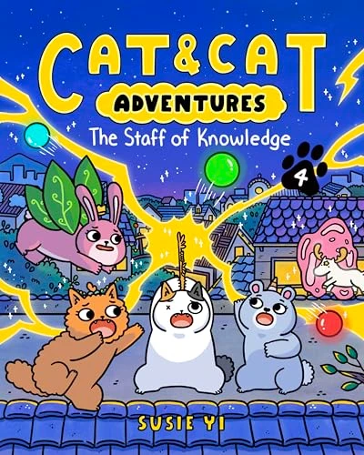 Cat & Cat Adventures: The Staff of Knowledge (A Graphic Novel) by Susie Yi, Susie Yi, 9780063381360