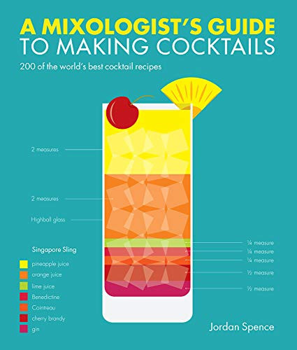A Mixologist's Guide to Making Cocktails (200 of the World's Best Cocktail Recipes) by Jordan Spence, 9781787391314