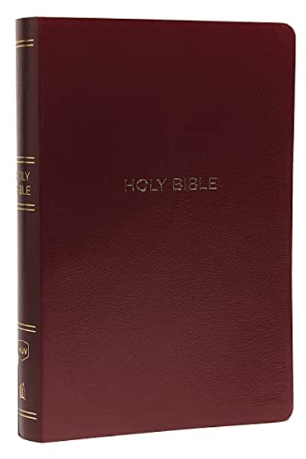 NKJV Holy Bible, Giant Print Center-Column Reference Bible, Burgundy Leather-look, 72,000+ Cross References, Red Letter, Comfort Print: New King James.. by Thomas Nelson, 9780785217718