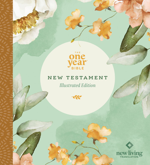 The One Year Bible New Testament: NLT (Softcover, Floral Paradise) by New Living Translation, Tyndale, 9781496478955