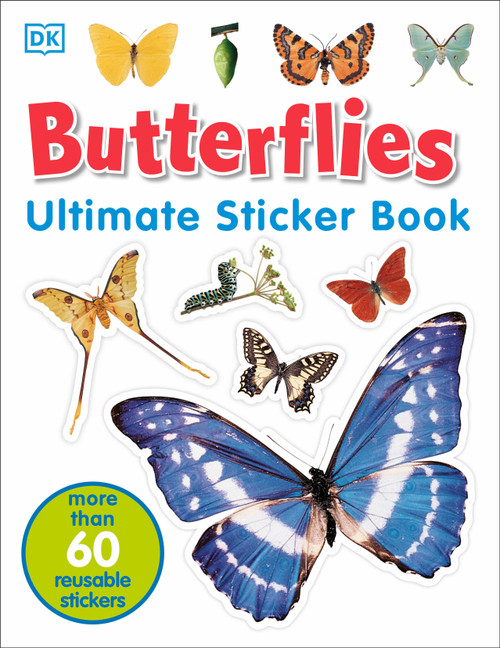 Ultimate Sticker Book: Butterflies (More Than 60 Reusable Full-Color Stickers) by DK, 9780756620967