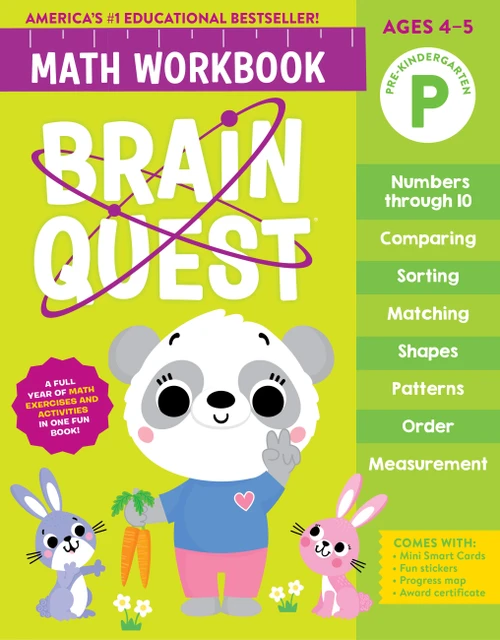 Brain Quest Math Workbook: Pre-Kindergarten by Workman Publishing, 9781523524204