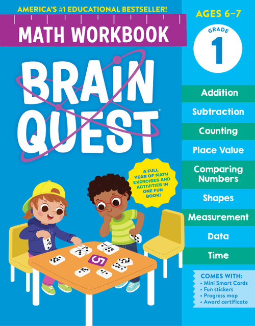 Brain Quest Math Workbook: 1st Grade by Workman Publishing, 9781523524228