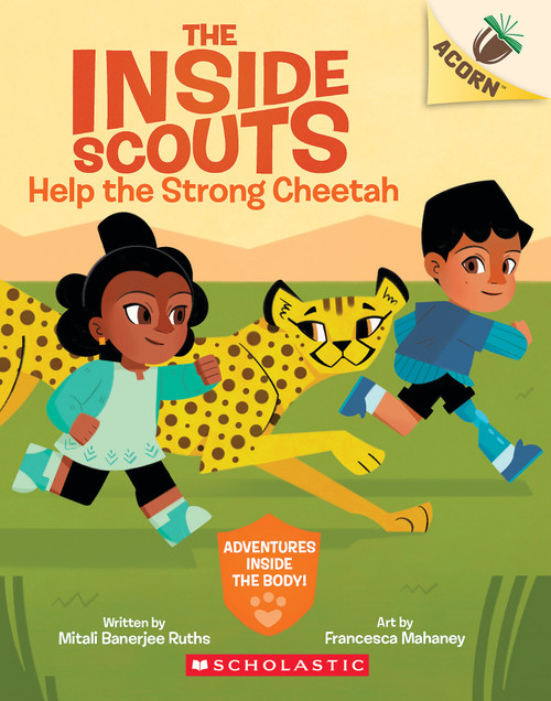 Help the Strong Cheetah: An Acorn Book (The Inside Scouts #3) by Mitali Banerjee Ruths, Francesca Mahaney, 9781338895049